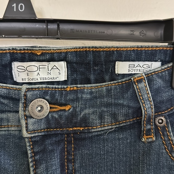 Sofía Jeans Bagi Boyfriend Distressed Crop Cut Jeans by Sofia Vergara Size 14 - Picture 7 of 11